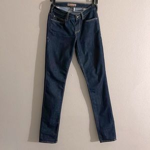 5.11 TACTICAL DARK WASH SLIM FIT JEANS SIZE 0 Long. 7 pocket Tactical Stretch.